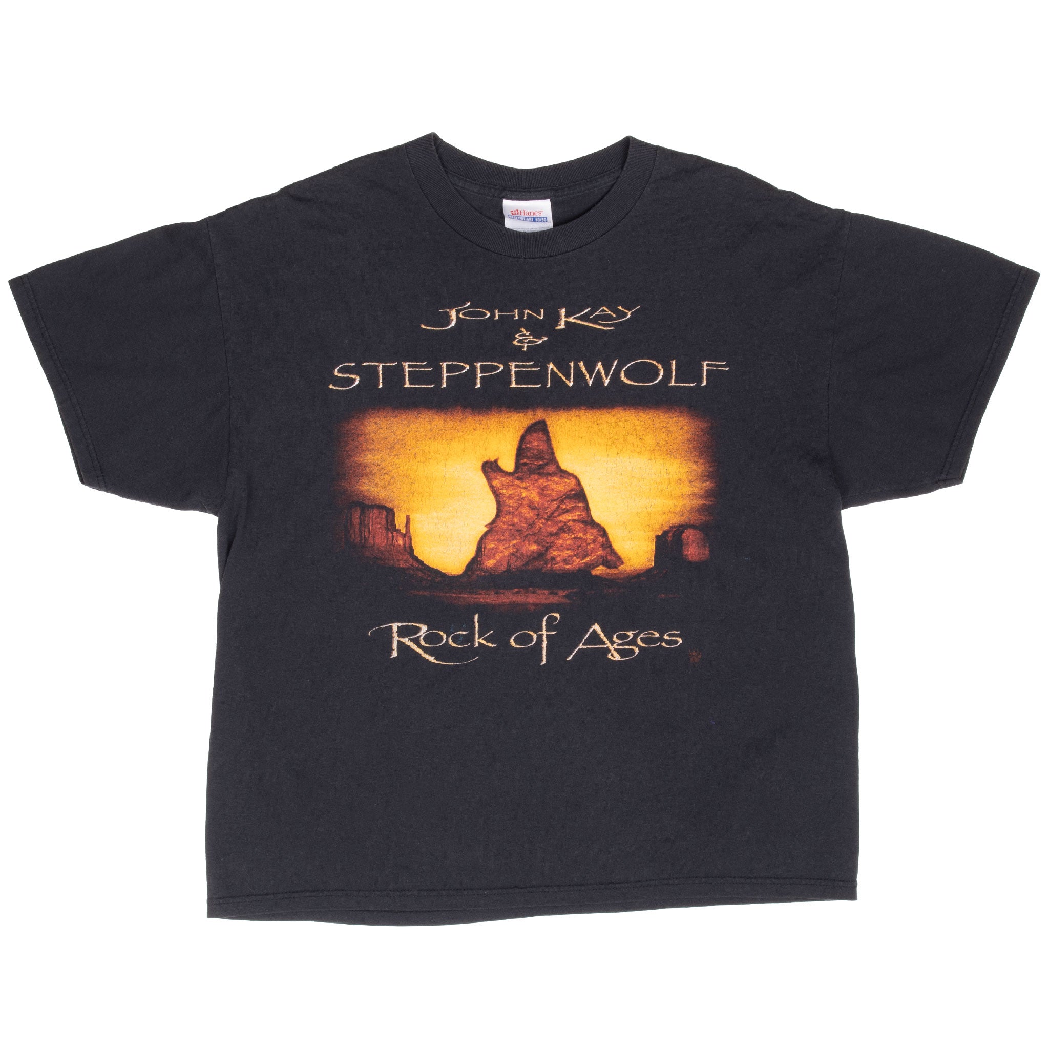 Vintage John Kay & Steppenwolf 35Th Anniversary Tour Tee Shirt 2002 Size Large

