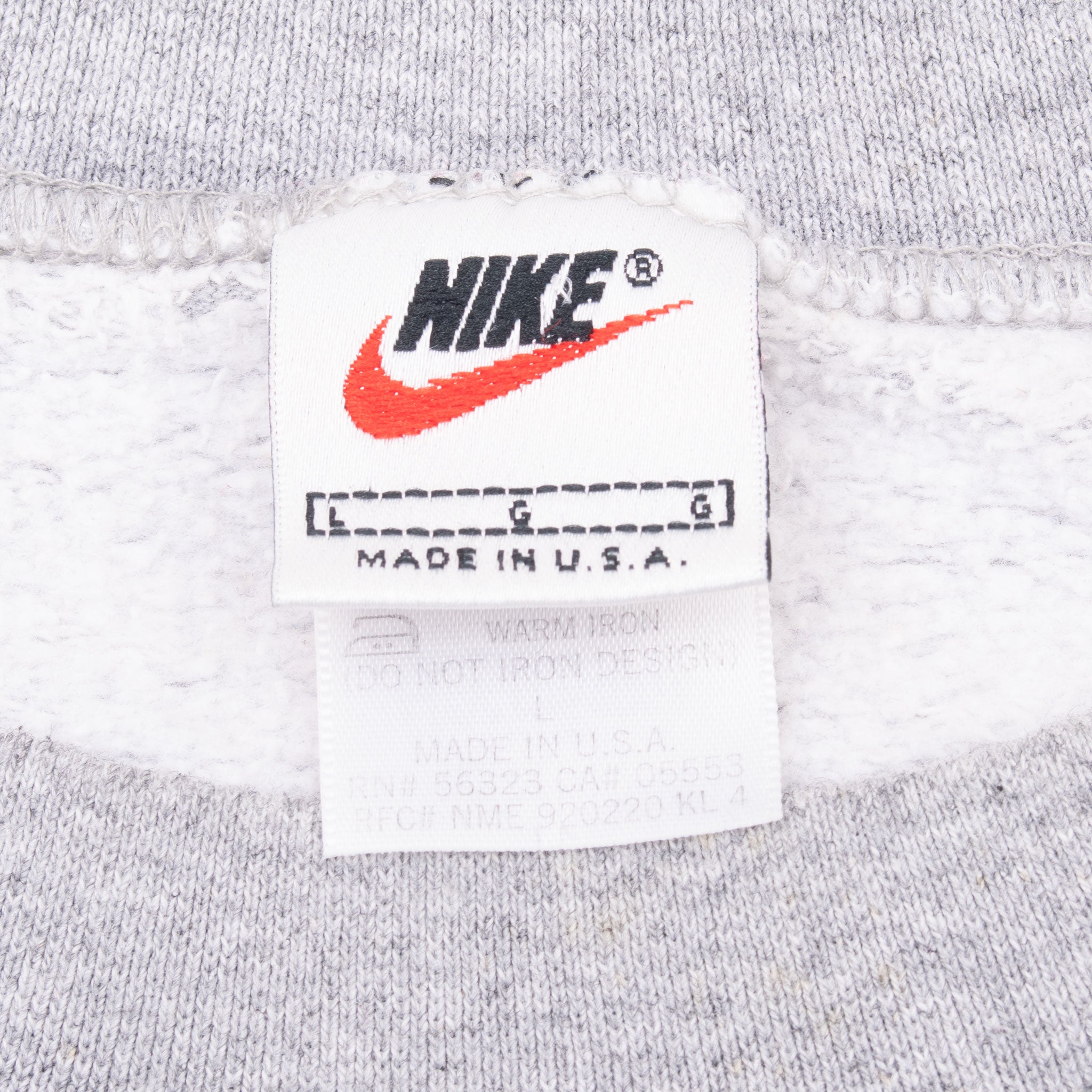 Vintage Nike Center Swoosh Ncaa Ohio State Sweatshirt 1990S Size Large Made In Usa