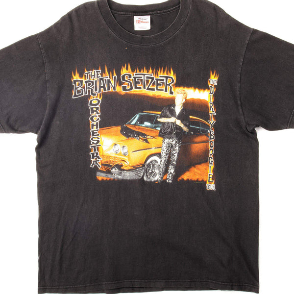 CAMISETA ANTIGUA DE LA ORQUESTA DE BRIAN SETZER 1998 TALLA GRANDE