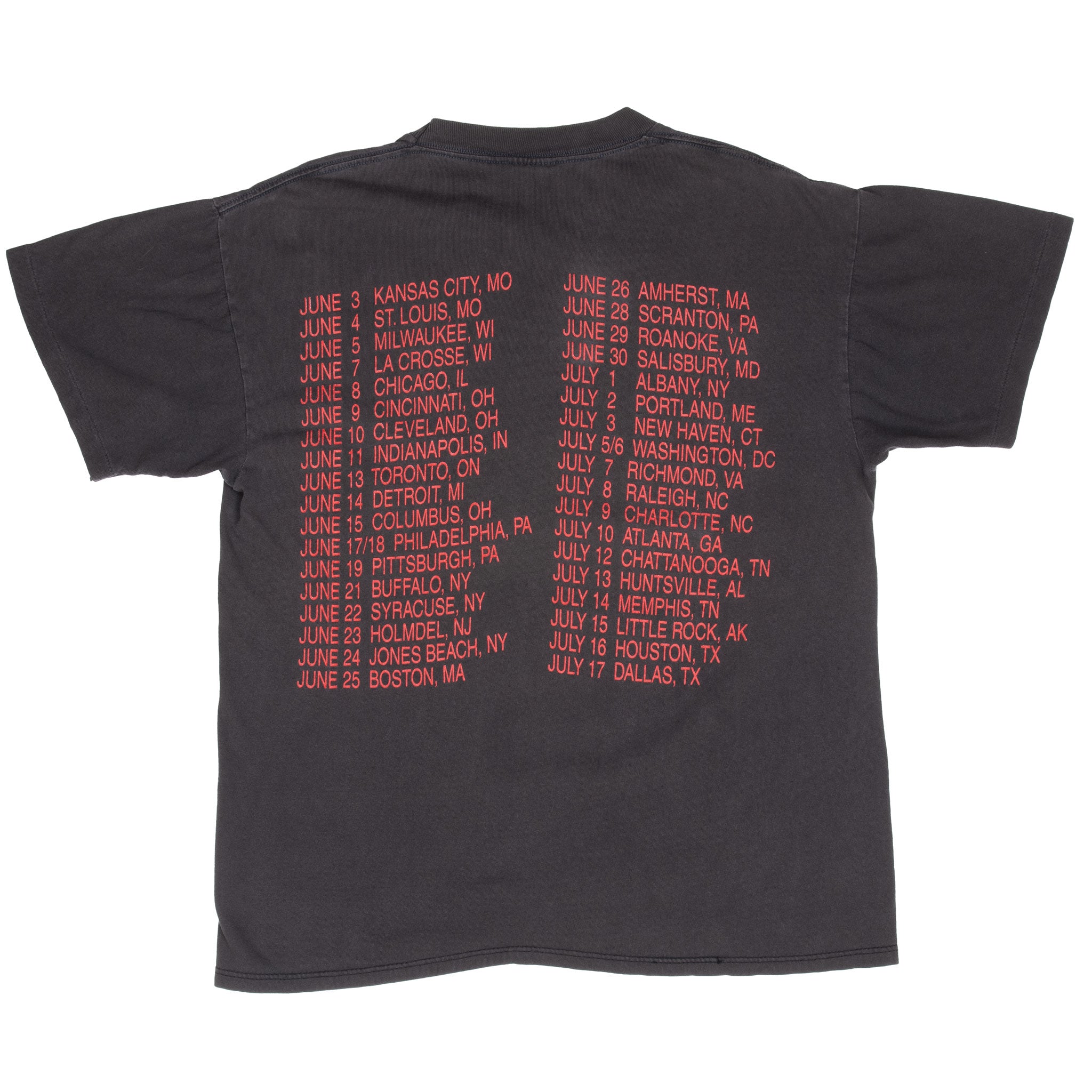 Vintage The Moody Blues Tour 1994 Tee Shirt Size Large Made In USA With Single Stitch Sleeves