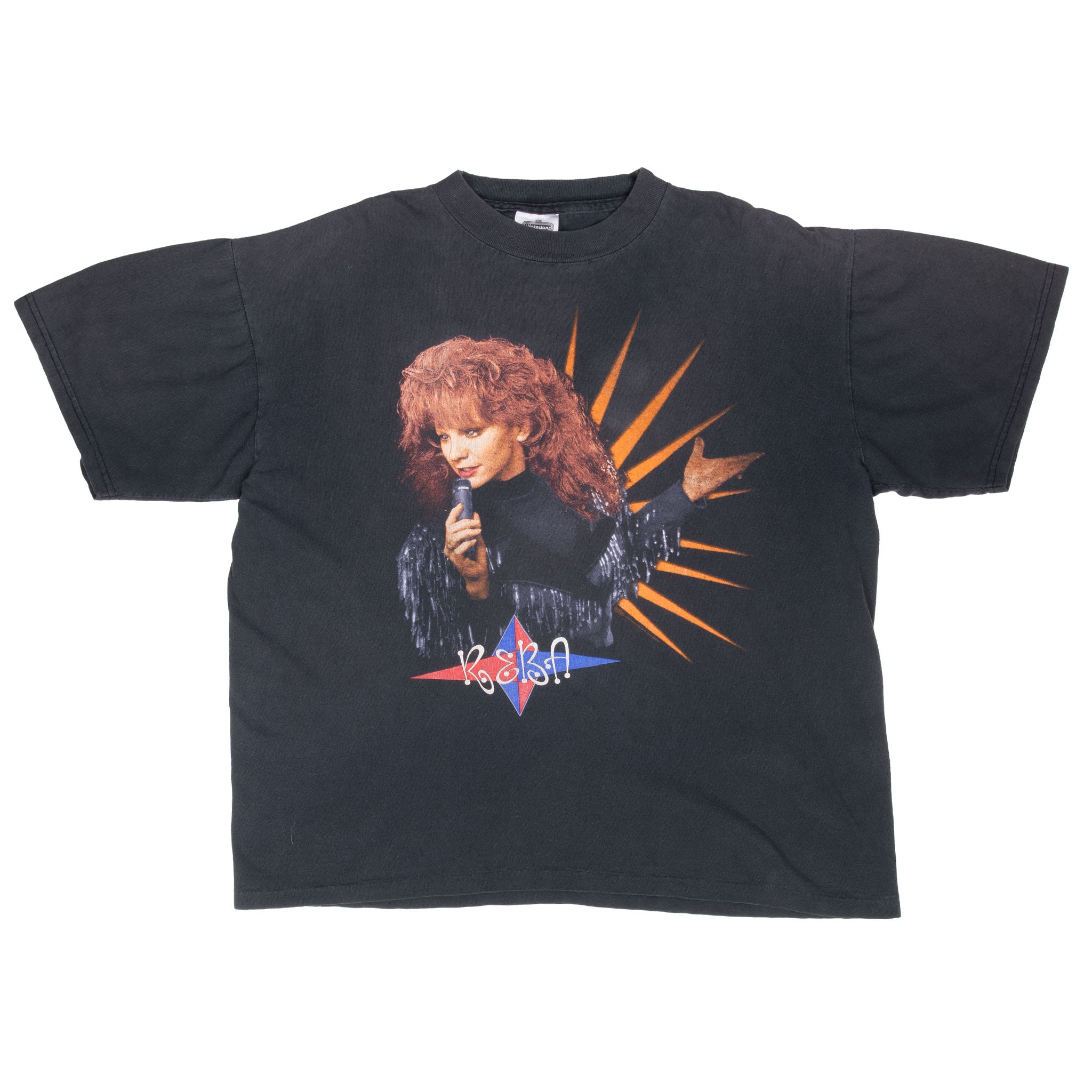 Vintage Reba Mcentire Tour 1995 Tee Shirt Size XL With Single Stitch Sleeves