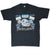 Full front view of black Dallas Cowboys Super Bowl champions graphic T-shirt