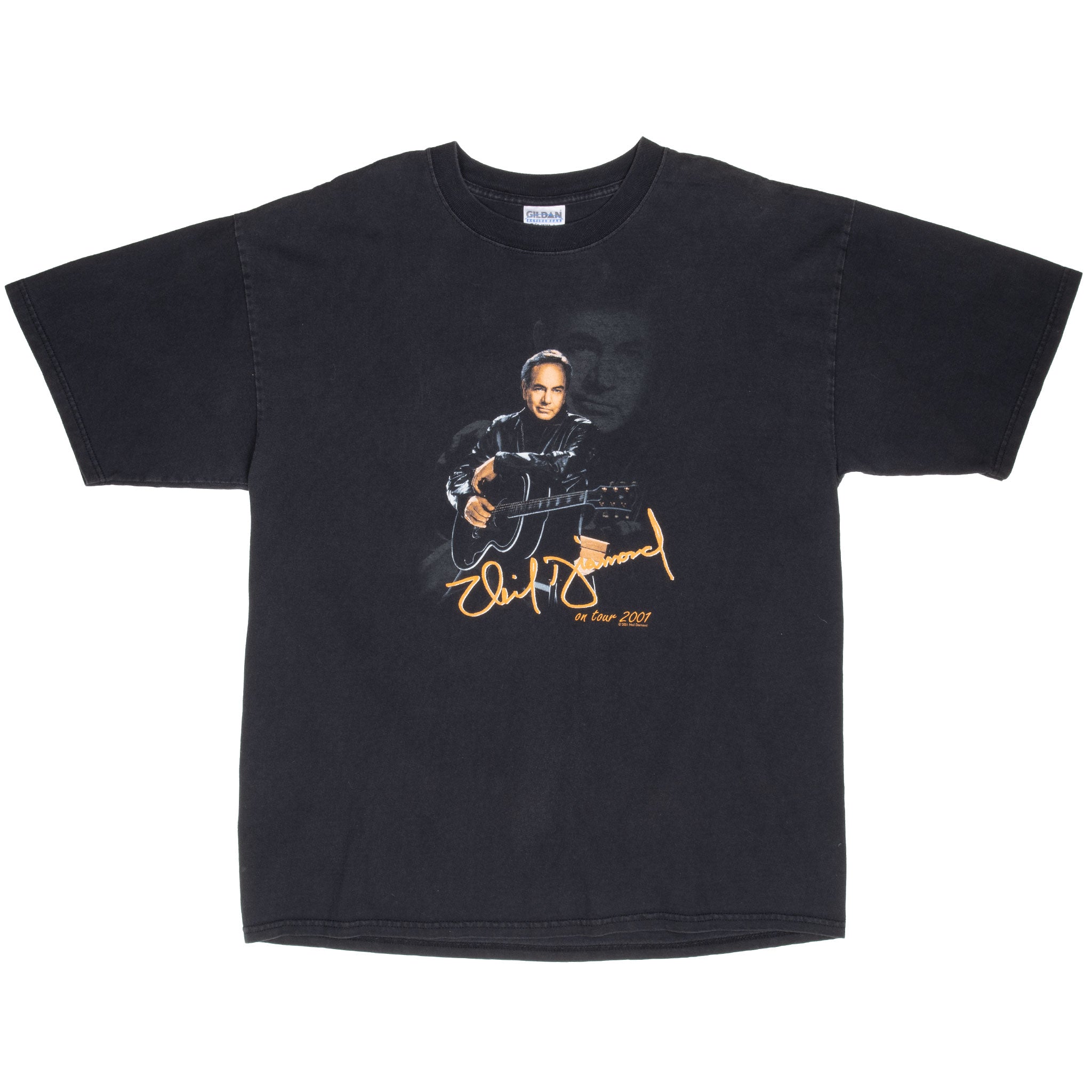 Vintage Neil Diamond In Live Concert 2001 Tee Shirt Size XL