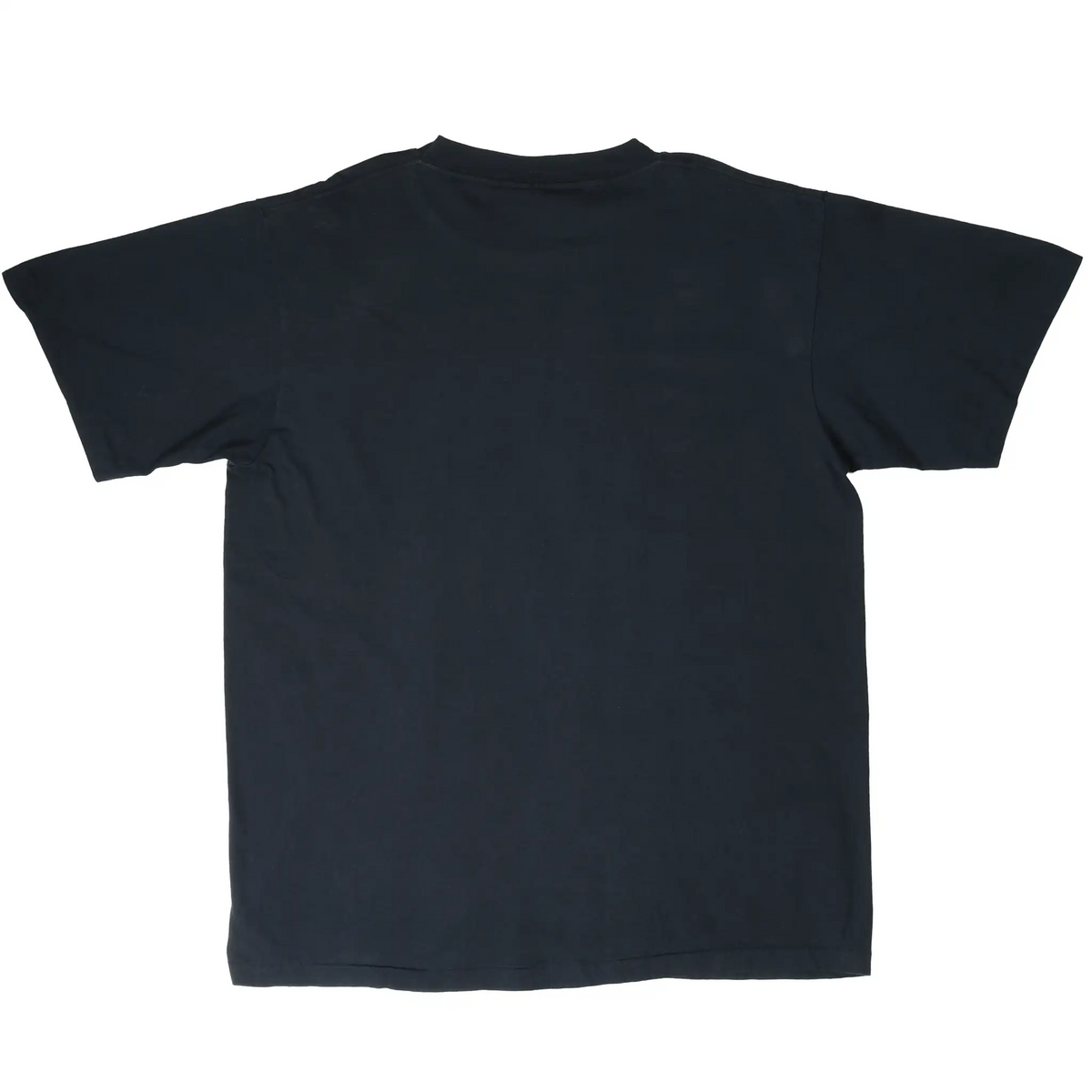 Plain back of black short-sleeve Three Stooges T-shirt