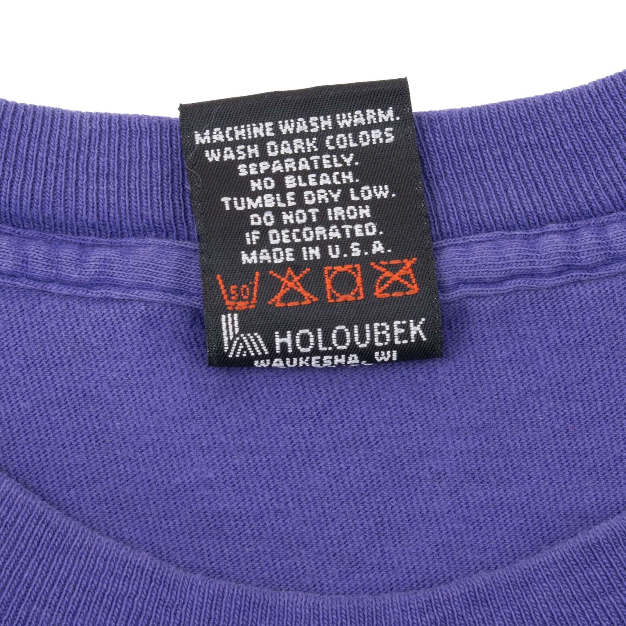 Vintage Harley Davidson Florida Ft Lauderdale Purple Pocket Tee Shirt 1997 Size Medium Made In Usa