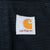 Vintage Carhartt Black Hooded Active Jacket J140Blk 2010 Size Medium Made In Usa