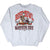 Full front view of gray Washington State Cougars Rose Bowl sweatshirt with Pasadena graphic