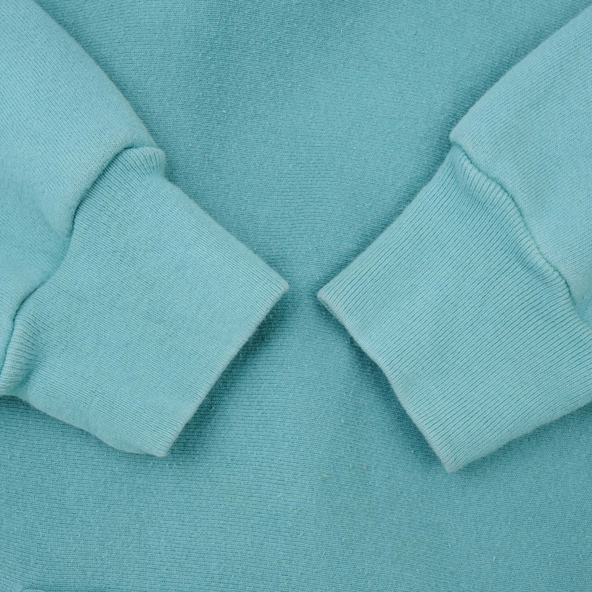 Vintage Carhartt Reverse Weave Blue Hoodie Sweatshirt 1990S Size XL Made In USA