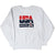 Full front view of gray Champion sweatshirt with USA Basketball chest graphic
