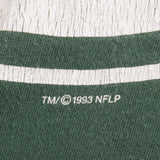 Vintage NFL Green Bay Packers 1993 All Over Print Tee Shirt Size Large Made In USA With Single Stitch Sleeves