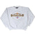 Full front view of gray Pittsburgh Steelers crewneck sweatshirt with AFC Central graphic