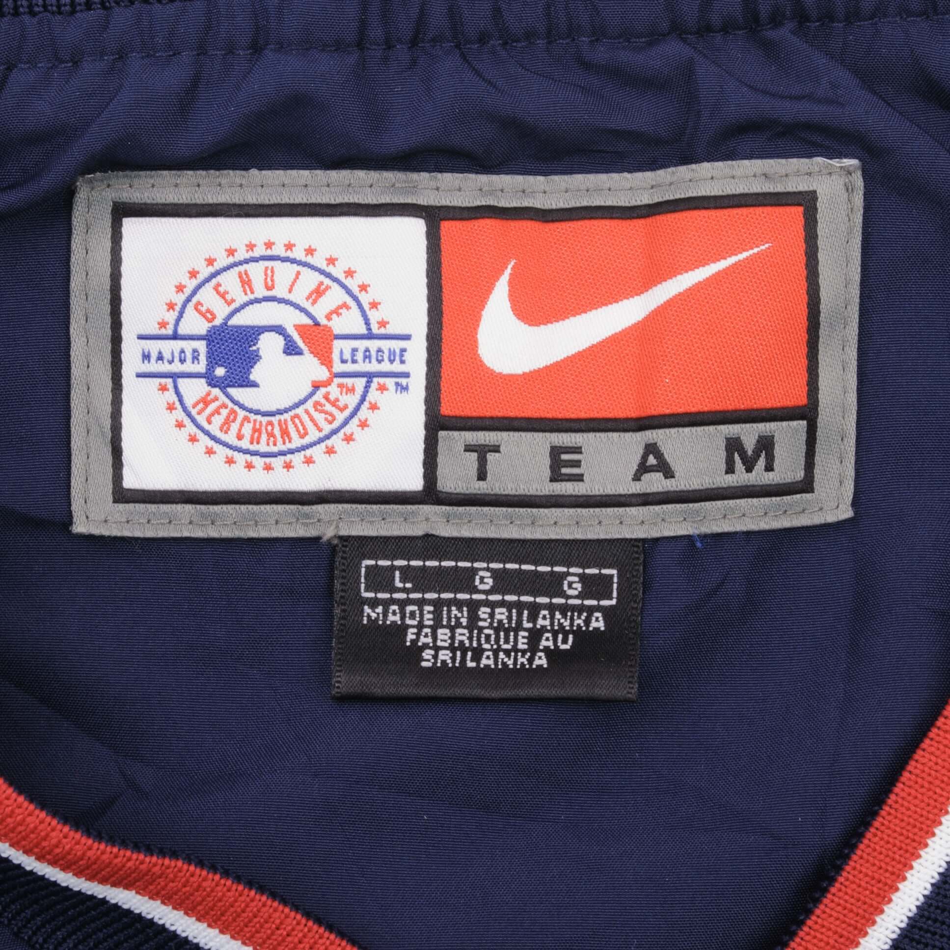 Vintage Nike MLB Boston Red Sox Windbreaker Pullover 2000S Size Large