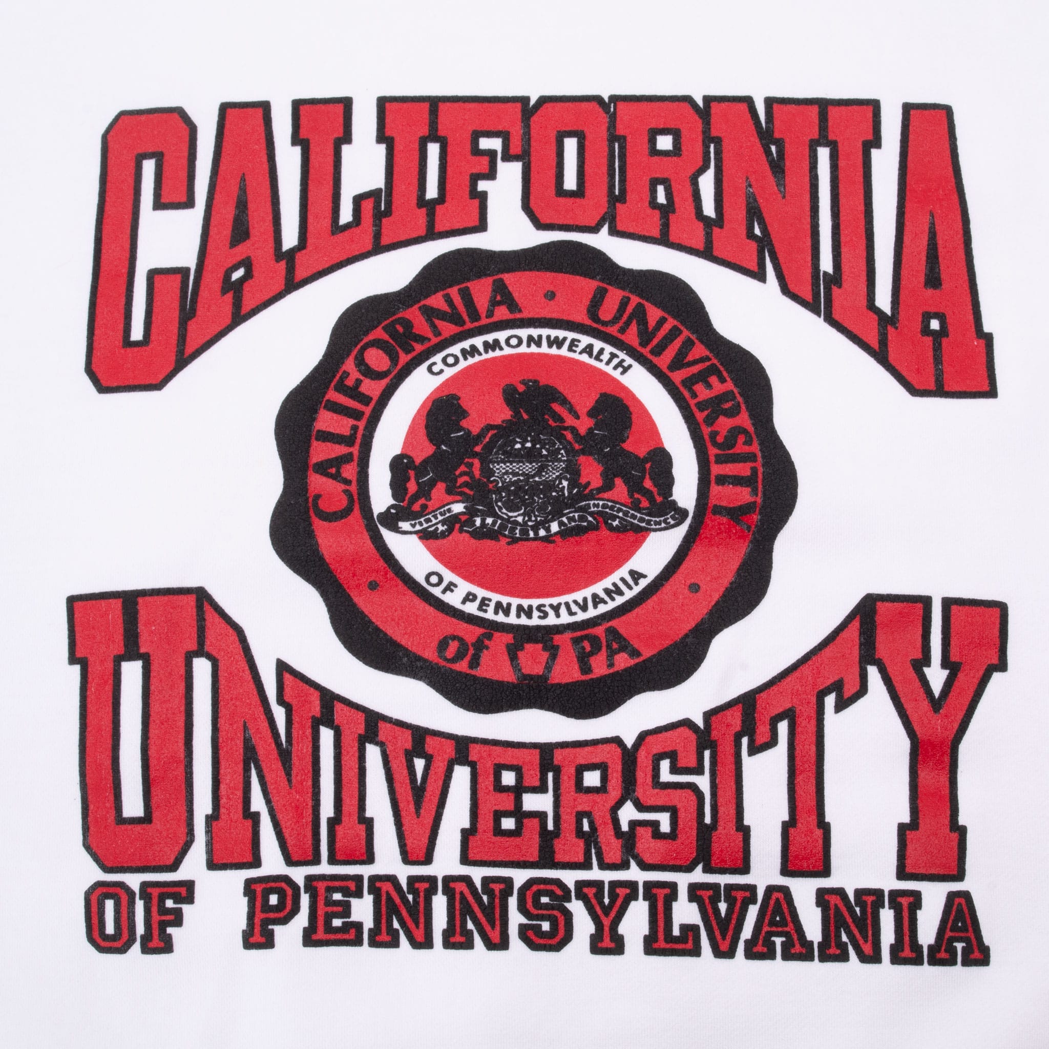 Vintage California University Of Pennsylvania Sweatshirt 1990S Size 2Xl