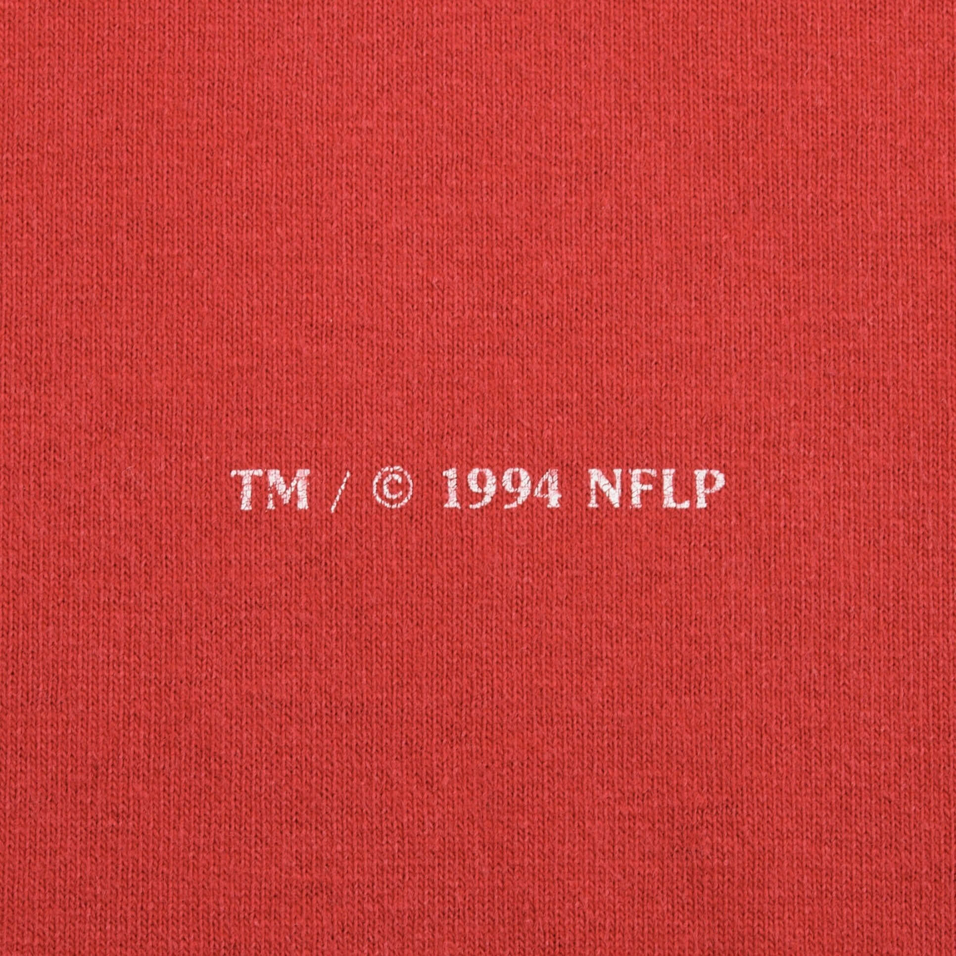 Vintage NFL Washington Redskins You want a piece of This?!? Get In Line 1994 Tee Shirt Size Large