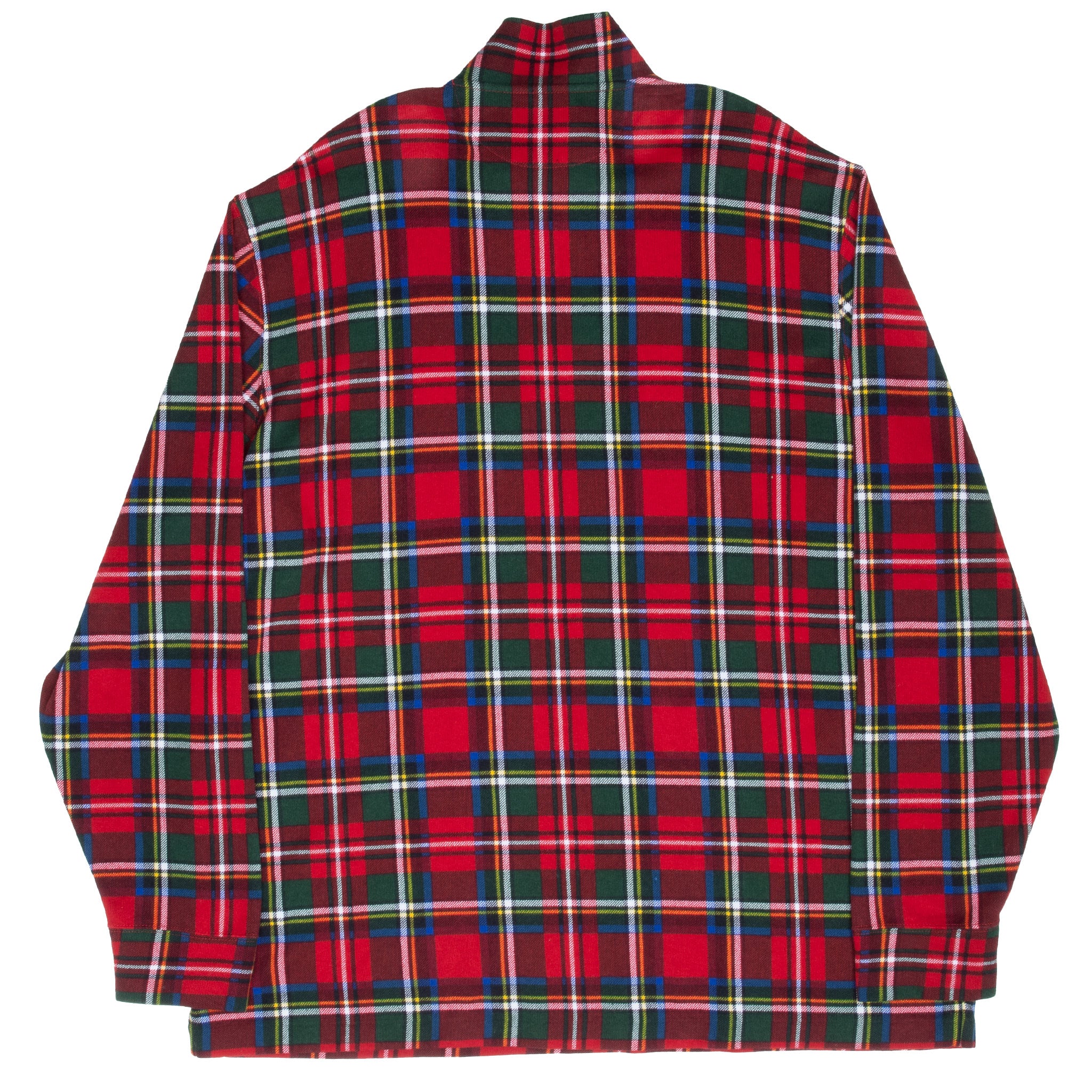 Vintage Polo Ralph Lauren Scottish Plaid Quarter 1/4 Zip Sweater Size 2XL