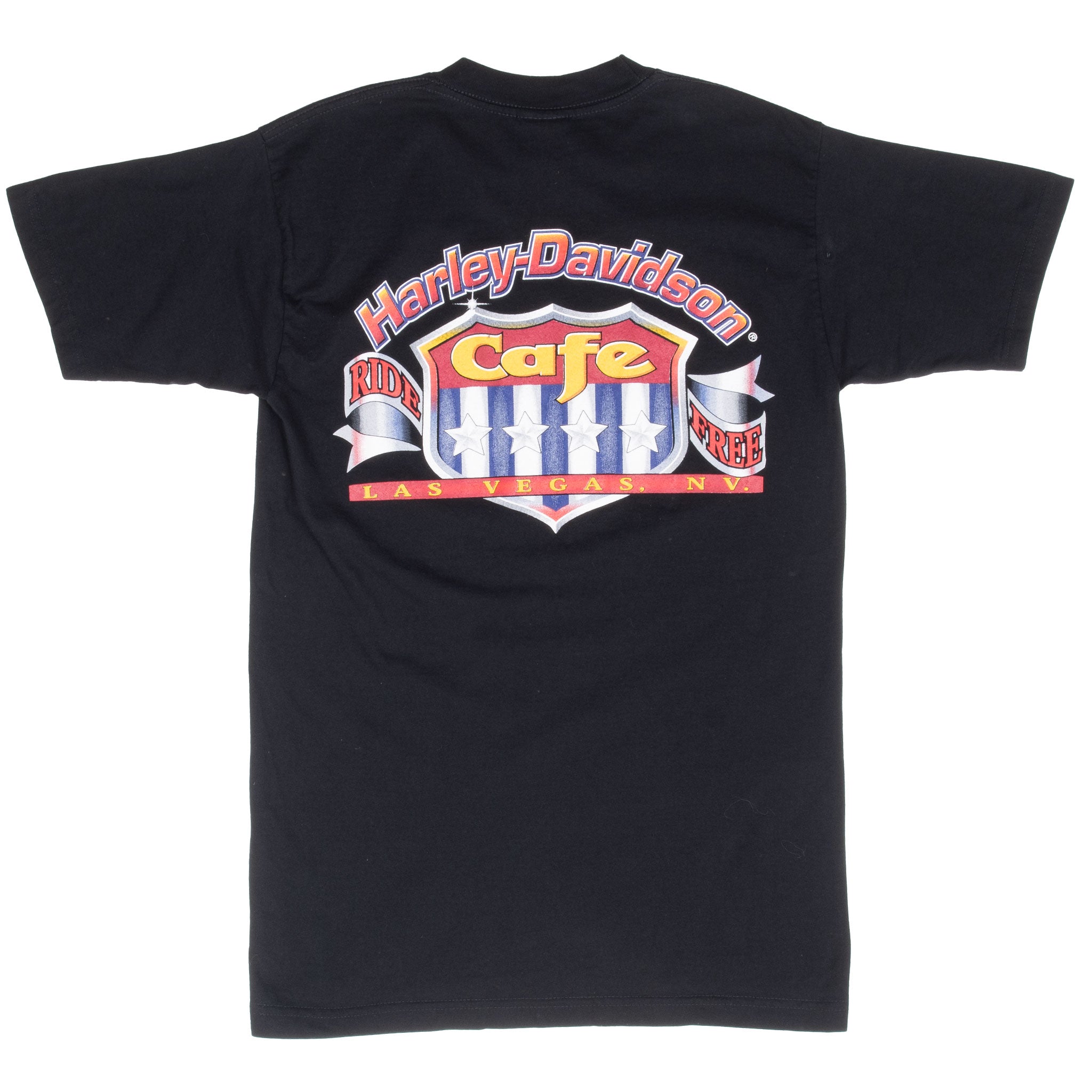 Vintage Harley Davidson Cafe Las Vegas Tee Shirt 1999 Size Medium Made Usa