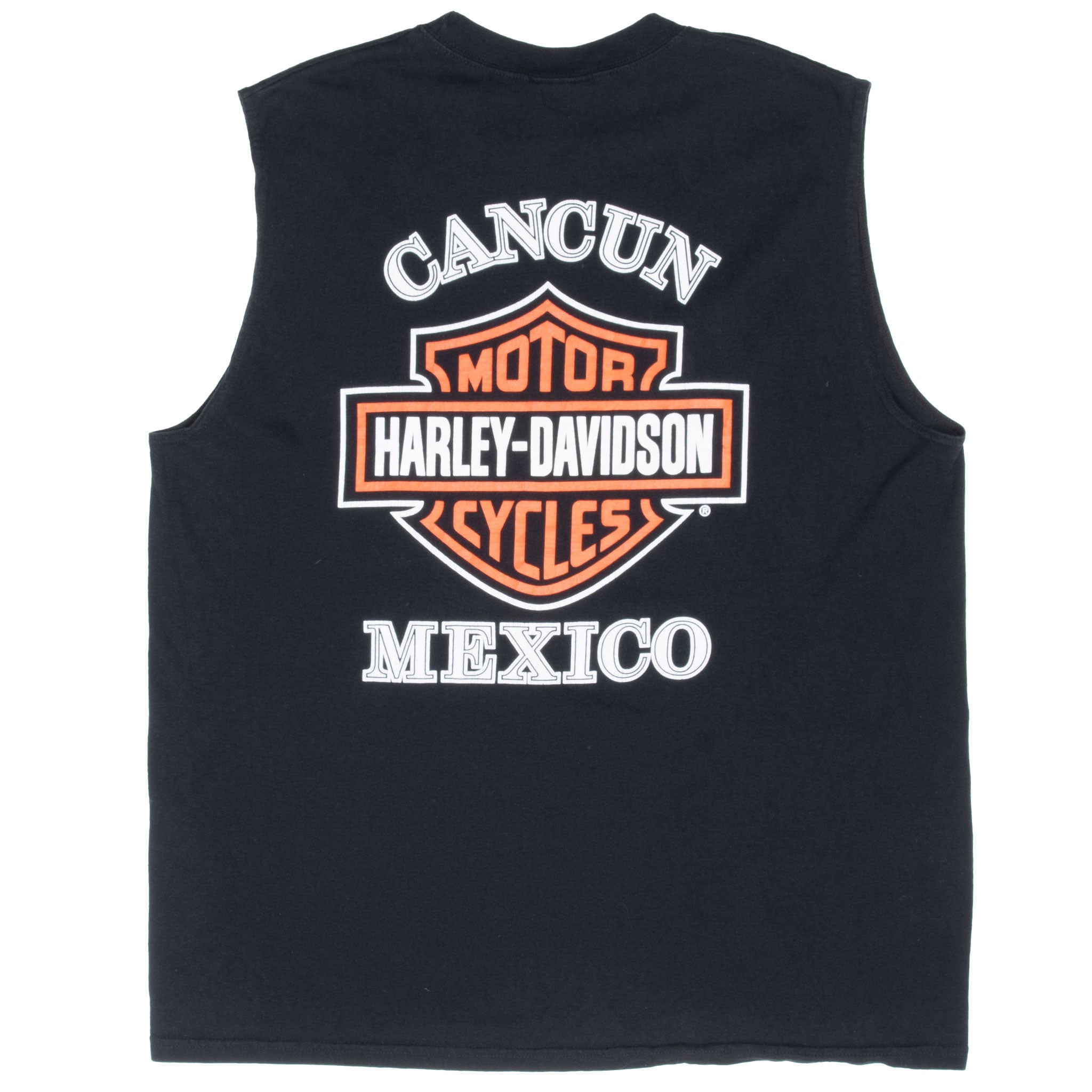 VINTAGE HARLEY DAVIDSON CANCUN MEXICO TANK TOP TEE SHIRT 2000S XL