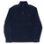 Vintage Polo Ralph Lauren Navy Blue Quarter 1/4 Zip Sweater 1990s Size Medium