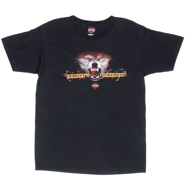 Vintage Harley Davidson Wolf 2003 Tee Shirt Size Large Made In Usa