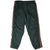 Front of dark green Nike track pants with burgundy side panels, white piping, and Swoosh embroidery