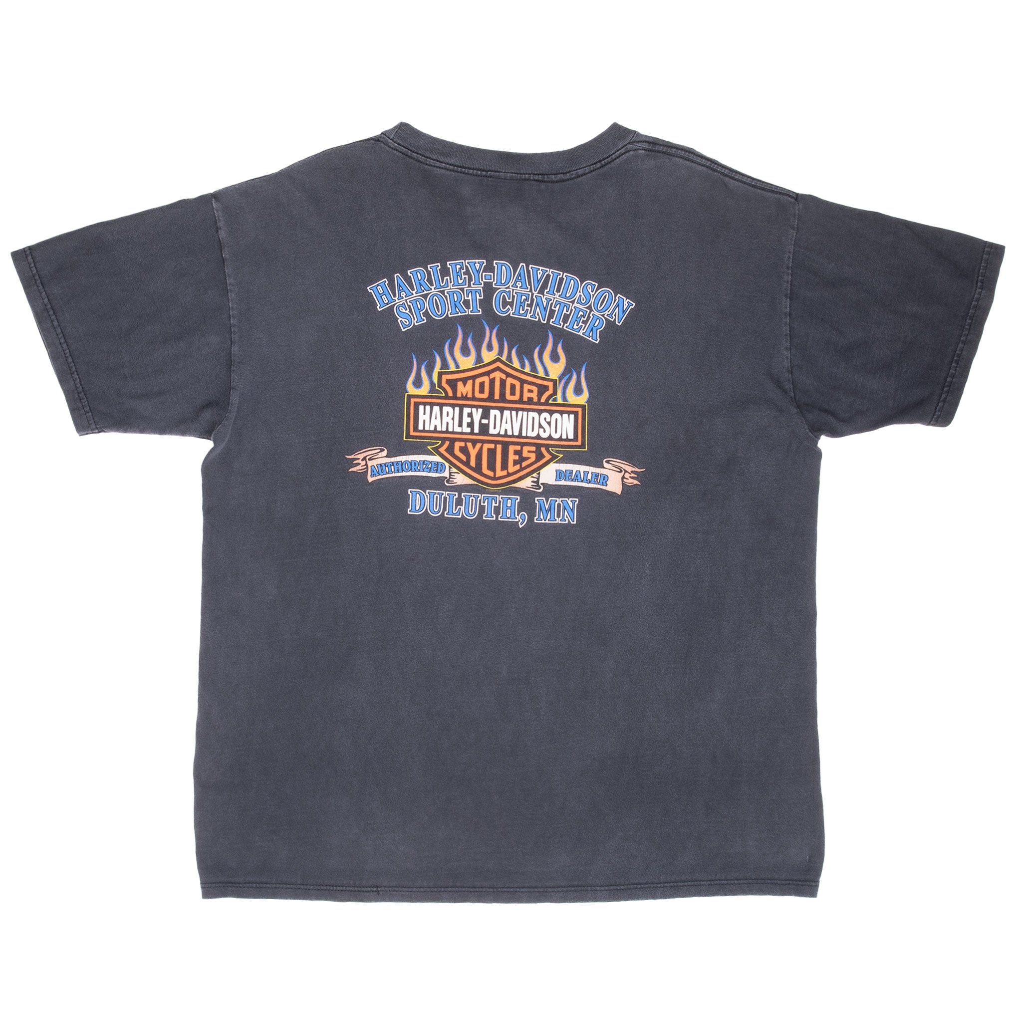 Vintage Harley Davidson Duluth Mn Tee Shirt 2001 Size XL Made In Usa