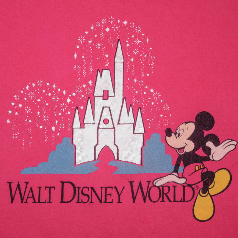 Vintage Walt Disnet World Mickey Mouse 1990S Tee Shirt Size XL Made In Usa