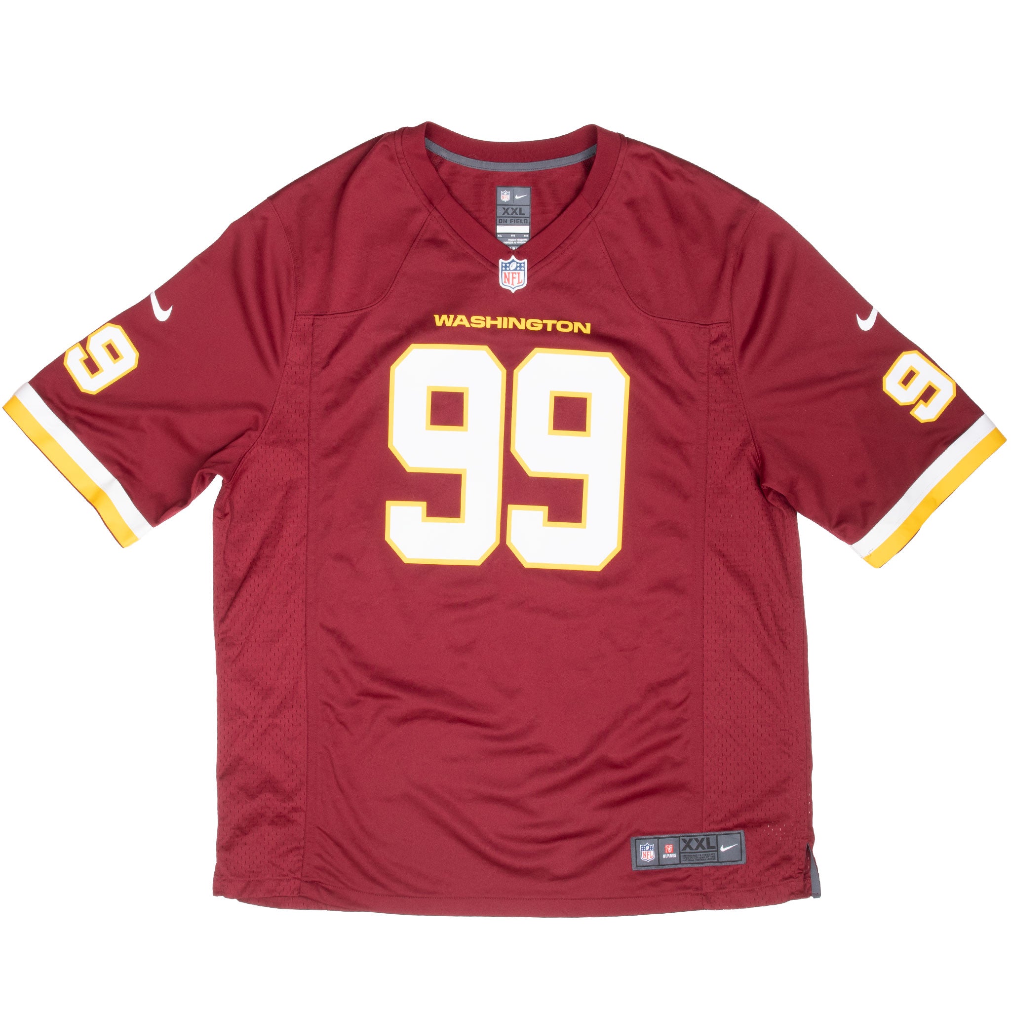 Vintage Nfl Washington Redskins Chase Young #99 Nike Jersey 2000S Size 2XL