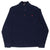Vintage Polo Ralph Lauren Navy Blue Quarter 1/4 Zip Sweater 1990s Size Large