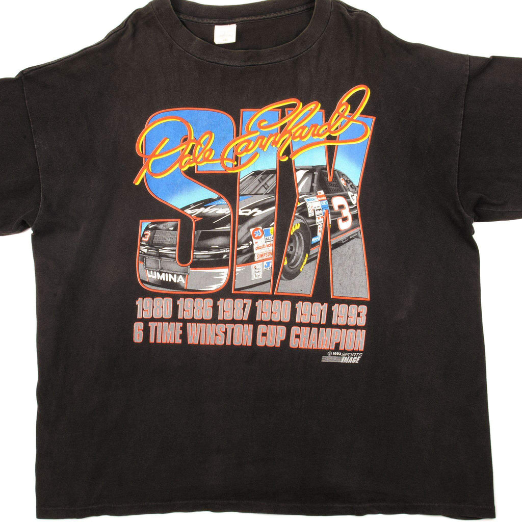 VINTAGE NASCAR DALE EARNHARDT TEE SHIRT 1993 SIZE 2XL MADE IN USA