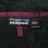 Vintage Patagonia Snap T Fleece Synchilla Pullover Sweatshirt 1990s Size Large Made In USA.