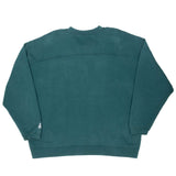 Vintage Colorado State University Henley Green Sweatshirt 1990S Size XL