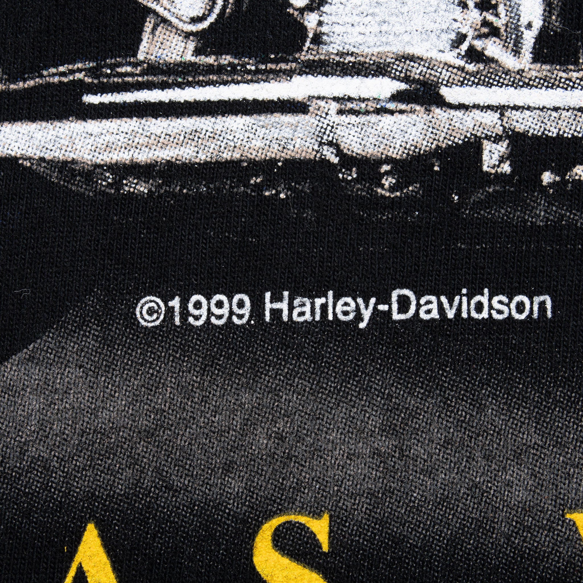 Vintage Harley Davidson Cafe Las Vegas Tee Shirt 1999 Size Medium Made Usa