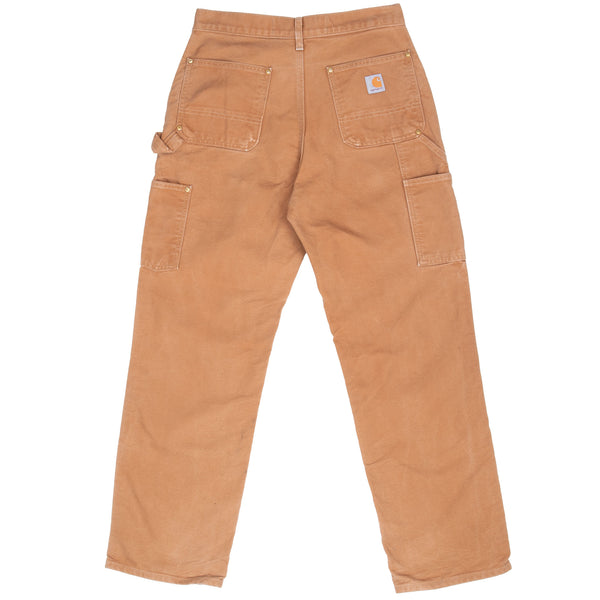 Vintage Carhartt Double Knee Sandstone Pants 2000S Size 29X30

Size on tag 30X30 Actual Size 29X30