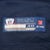 Close-up of Reebok NFL Equipment size 48 label on navy mesh jersey