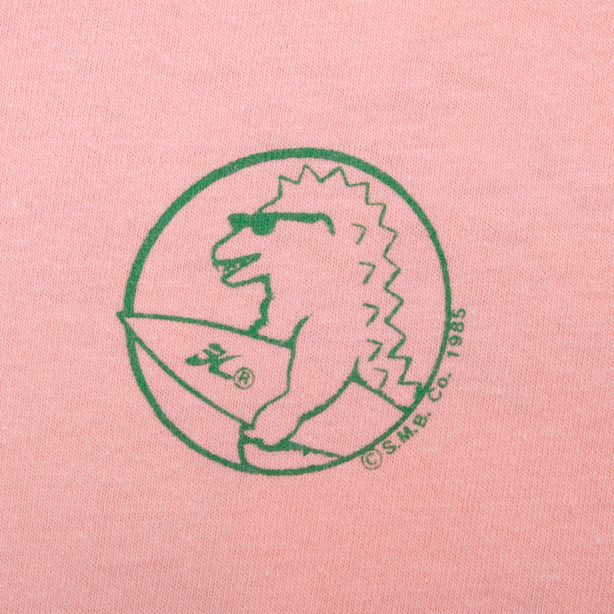 Vintage Surf Monster Niagara Fall Hobie Pink Tee Shirt 1987 Size Small Made In Usa With Single Stitch Sleeves