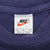 Vintage Nike Classic Swoosh Blue Tee Shirt Size 1990s Size Medium