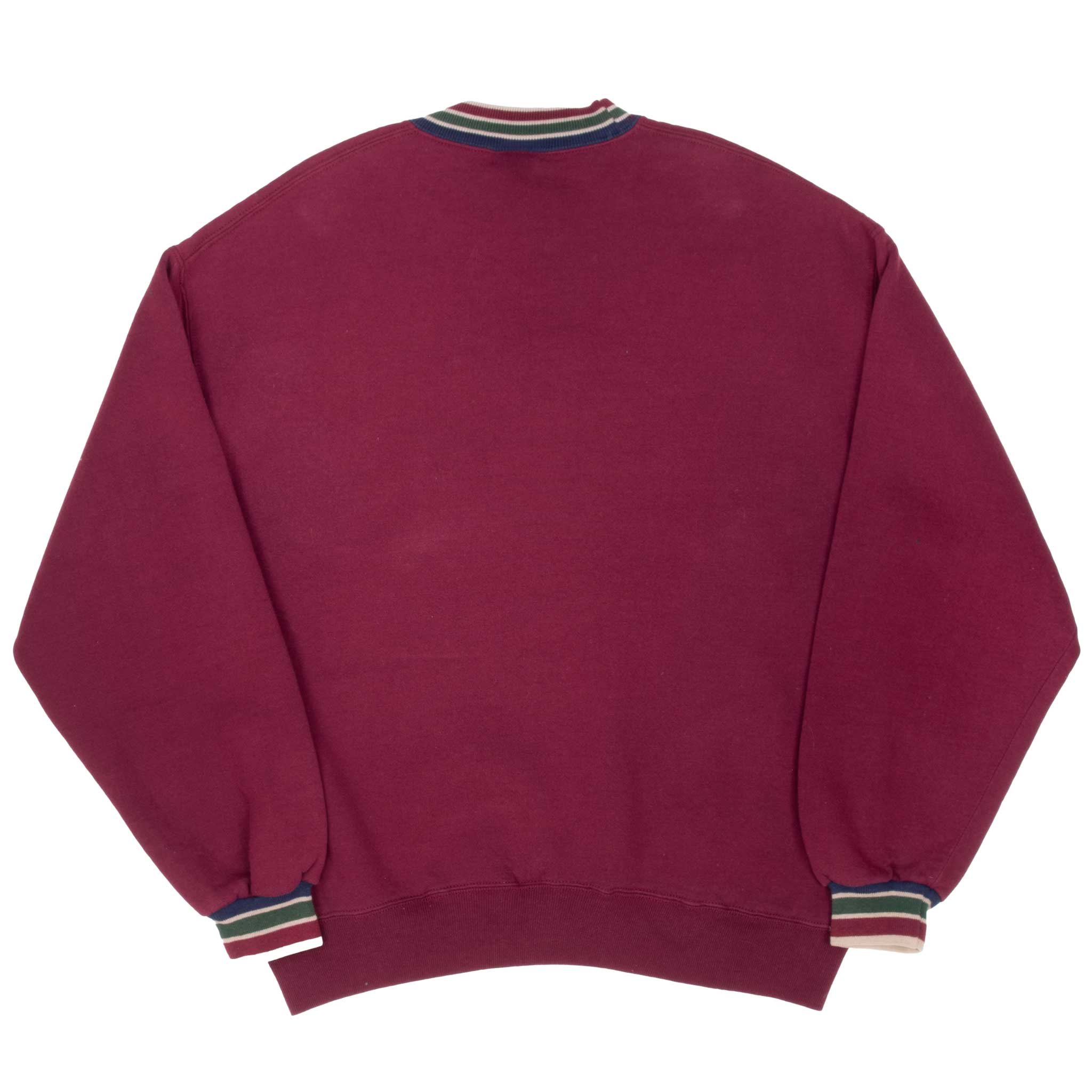 Vintage Disney Mickey Mouse Embroidered Red Sweatshirt Size Large 1990S Made In Usa