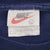 Vintage Nike Classic Swoosh Blue Tee Shirt Size 1990s Size Large Made In USA