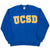 Vintage UCSD University Of California San Diego Russell Sweatshirt 1990S Size 2XL Made In Usa