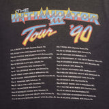 Vintage Nascar Dale Earnhardt Intimidator 3 1990 Tee Shirt Size Large Made In Usa With Single Stitch Sleeves