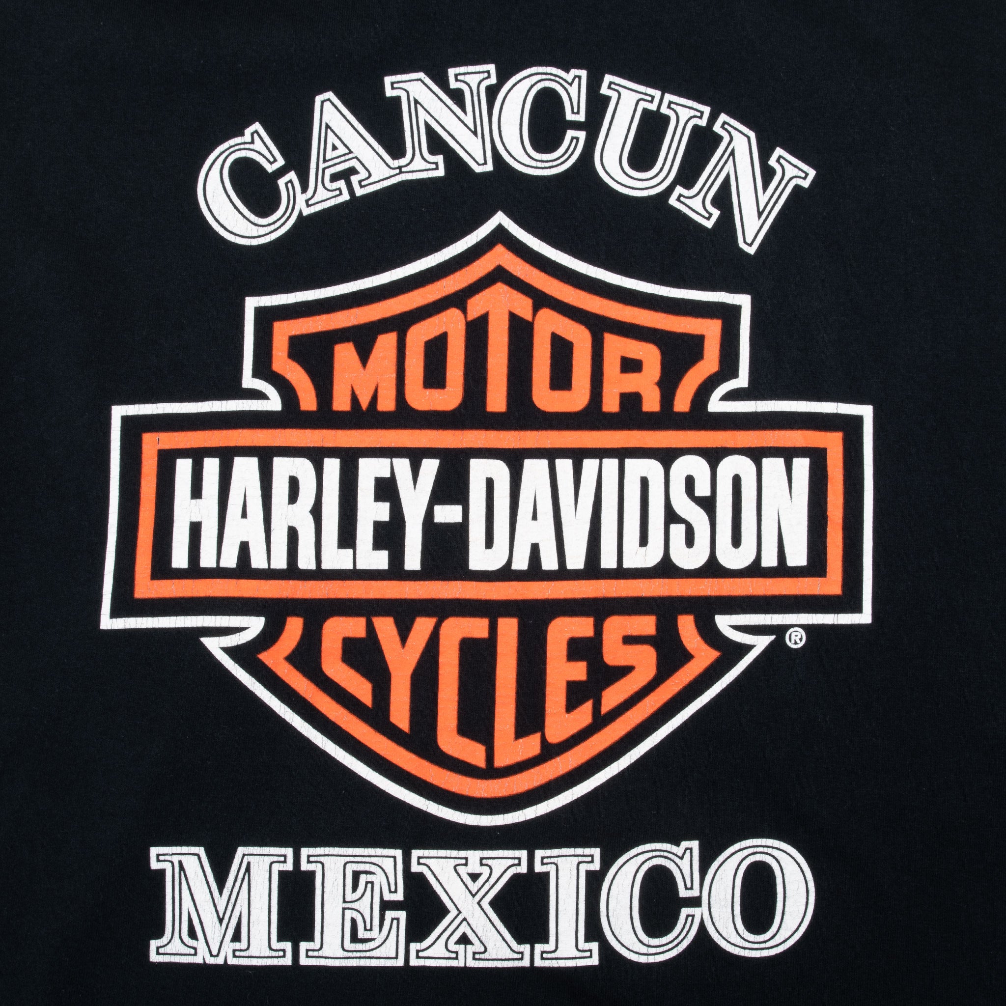 VINTAGE HARLEY DAVIDSON CANCUN MEXICO TANK TOP TEE SHIRT 2000S XL