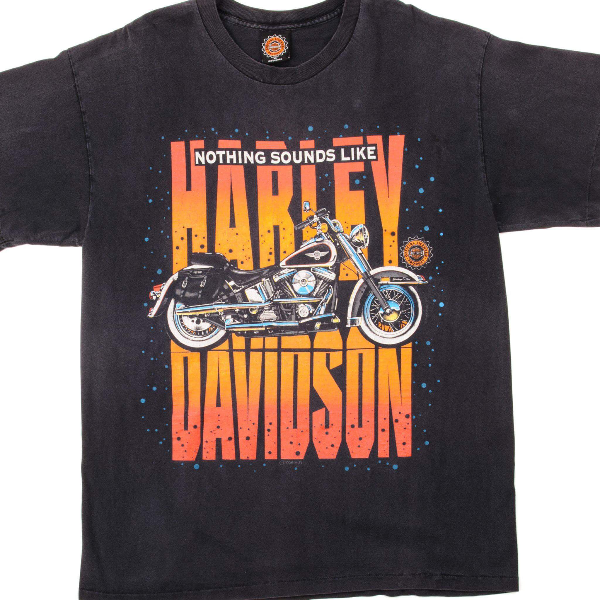 VINTAGE HARLEY DAVIDSON TEE SHIRT 1996 SIZE LARGE MADE IN USA