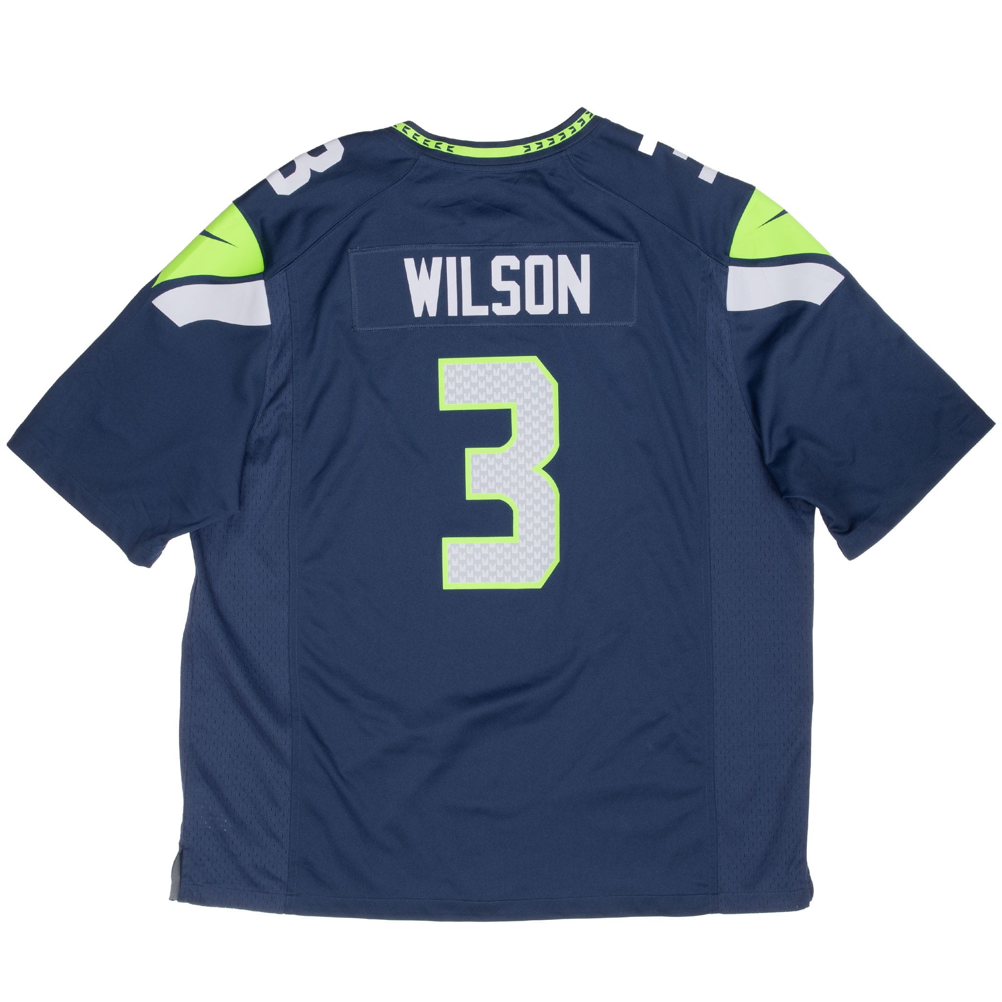 Vintage Nfl Seattle Seahawks Wilson #3 Nike Jersey Size 2Xl
