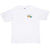 Vintage Quicksilver White Surf Tee Shirt 1990S Size Large Made In Usa With Single Stitch Sleeves