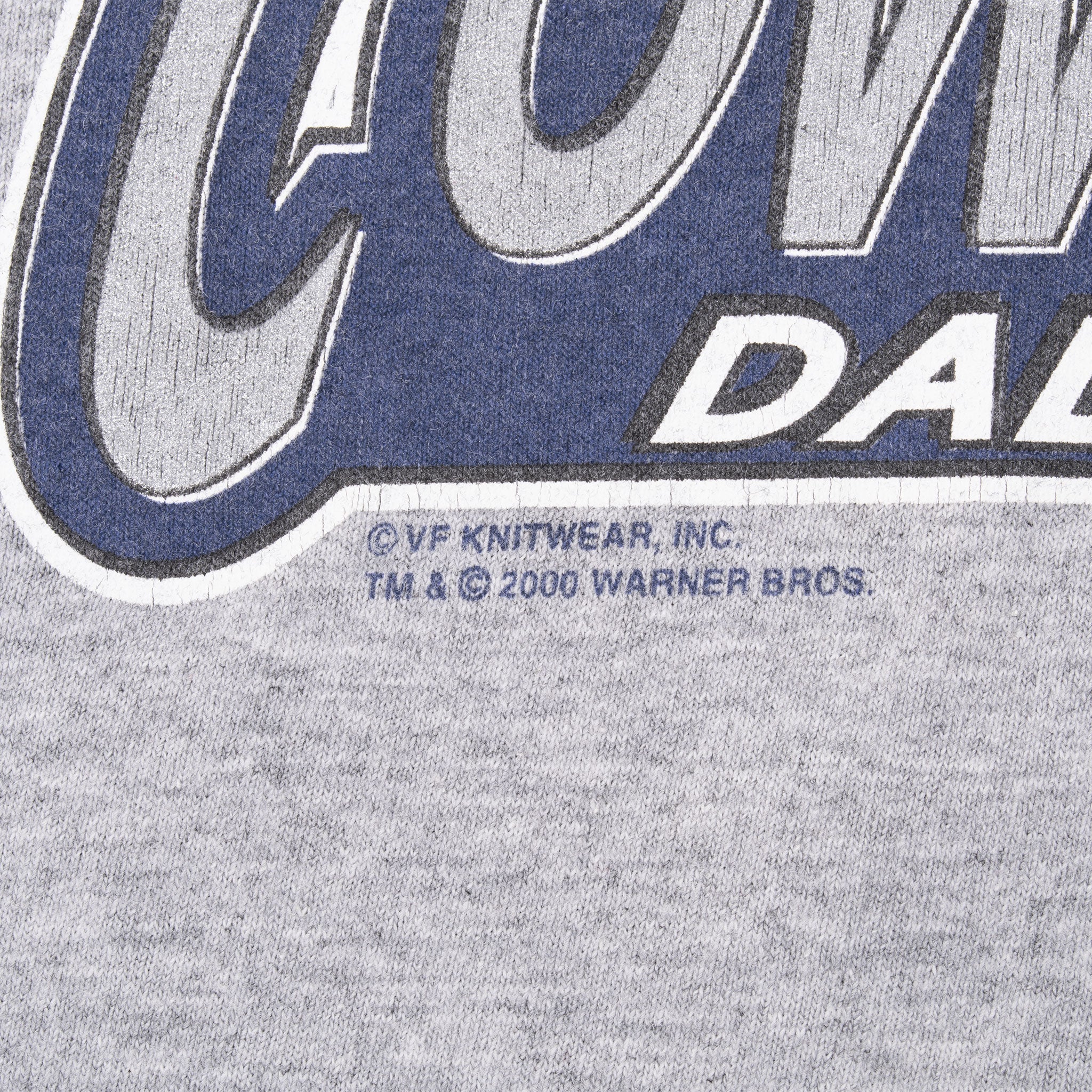 Vintage Nfl Dallas Cowboys Looney Tunes Taz 2000 Tee Shirt Size Large