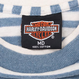 Vintage Harley Davidson Calton Mariniere Tee Shirt 1995 Size Medium Made In Usa With Single Stitch Sleeves