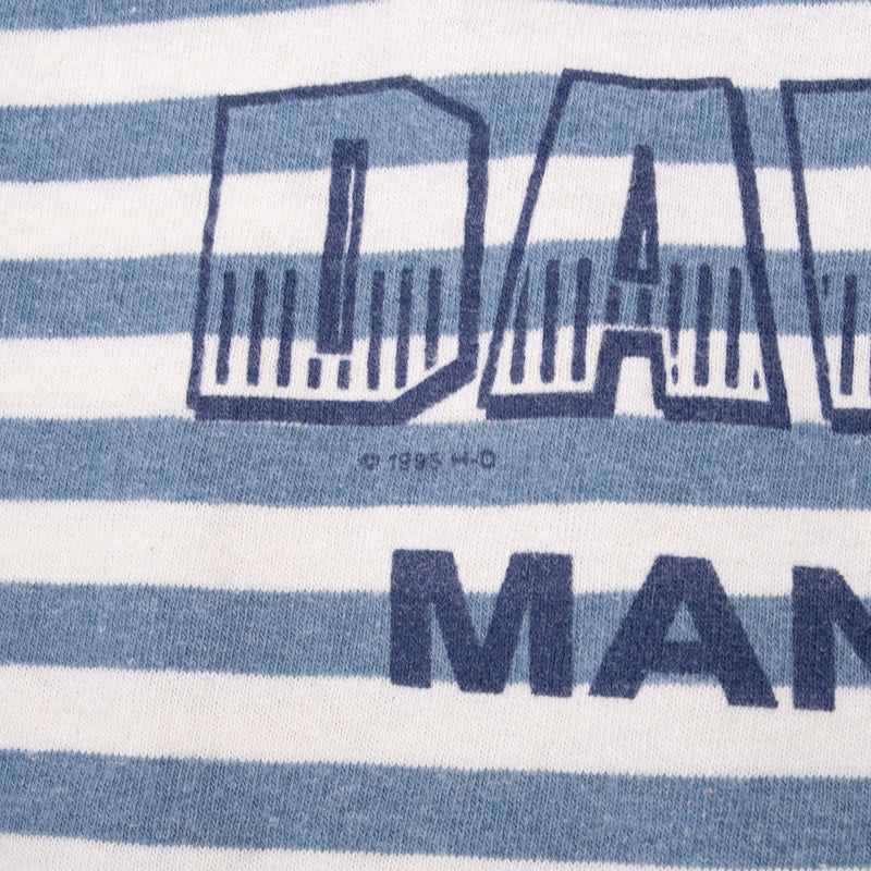 Vintage Harley Davidson Calton Mariniere Tee Shirt 1995 Size Medium Made In Usa With Single Stitch Sleeves