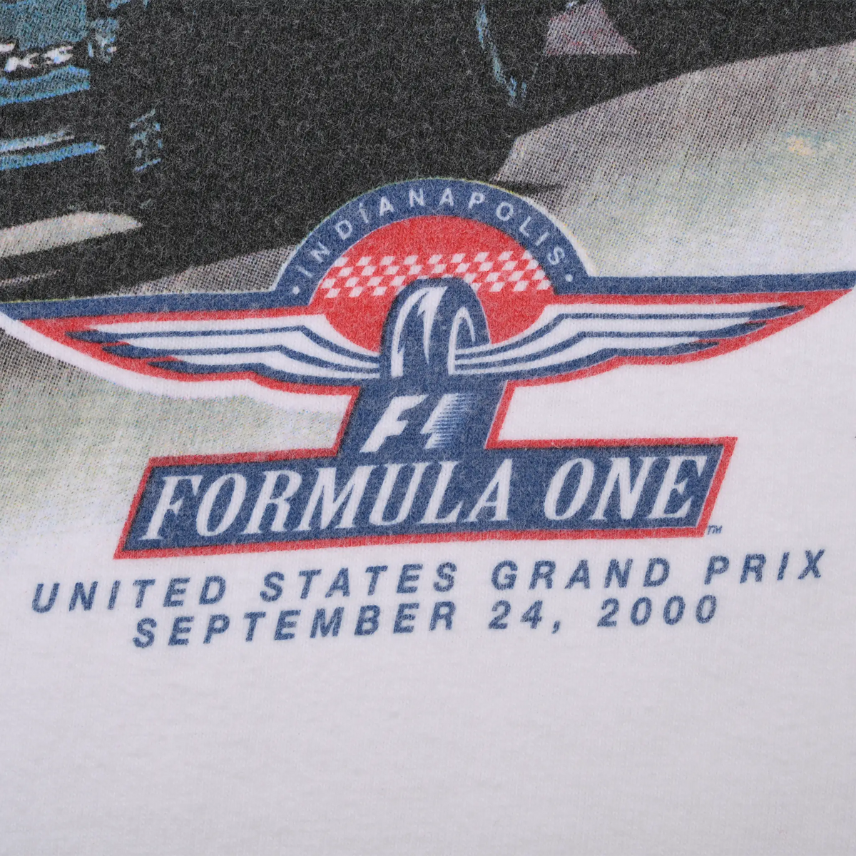 Formula One United States Grand Prix Indianapolis September 24, 2000 print detail