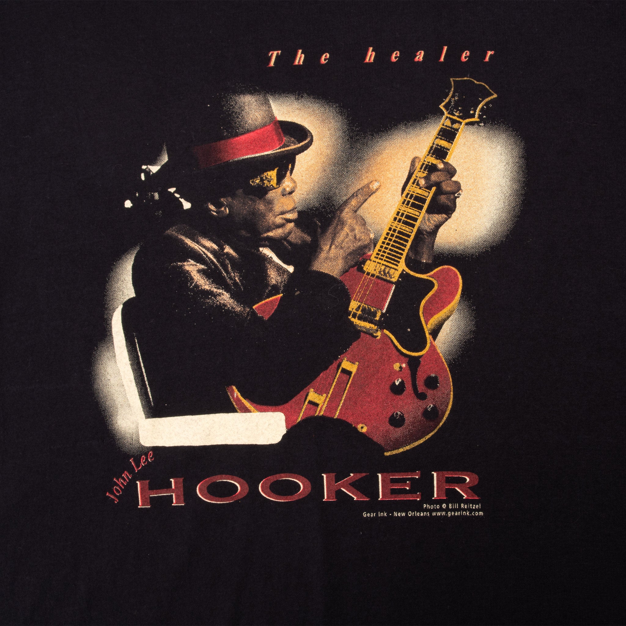 Vintage John Lee Hooker The Healer King Of The Boogie 1990S Tee Shirt Size 2XL
