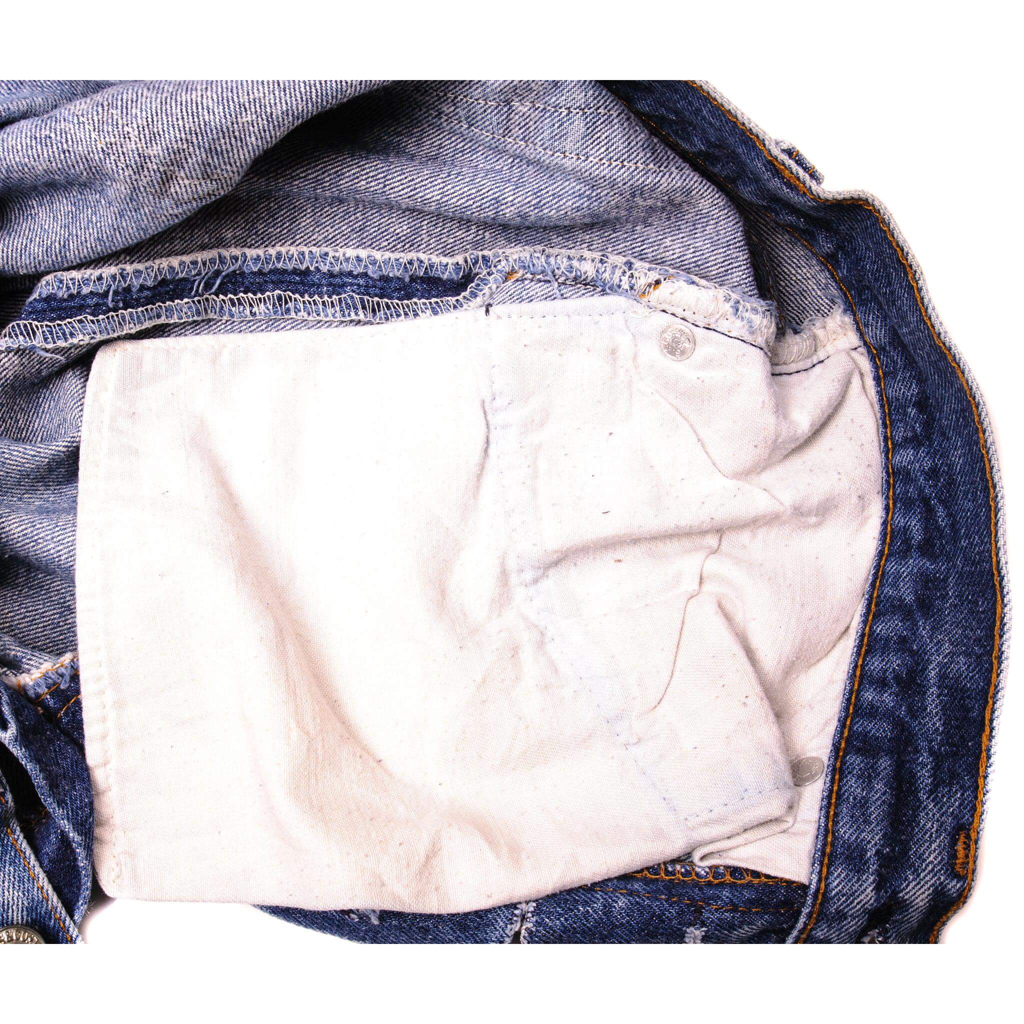 VINTAGE LEVIS 501 JEANS INDIGO SIZE W30 L27 MADE IN USA